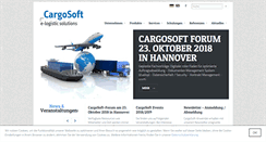 Desktop Screenshot of cargosoft.de
