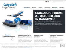 Tablet Screenshot of cargosoft.de